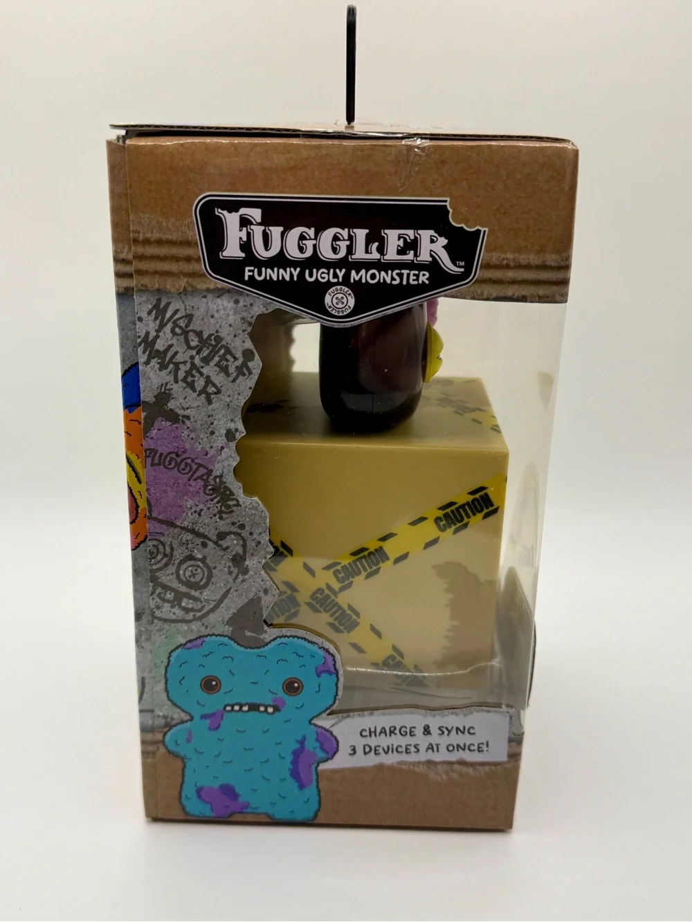 Fuggler Annoyed Alien 3-Port USB Hub - Yellow with Multicolor Eyes - Picture 6 of 6